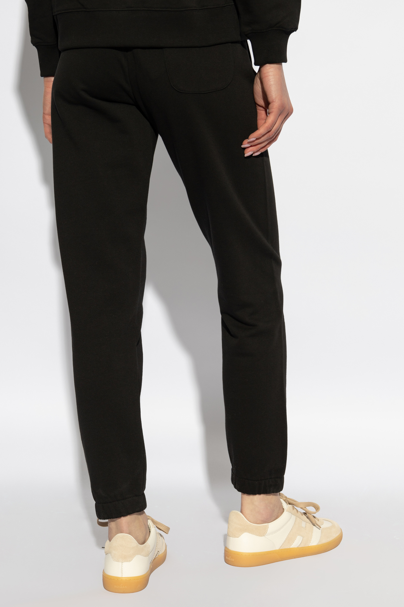 Black sweatpants with logo patch Kenzo Vitkac Canada